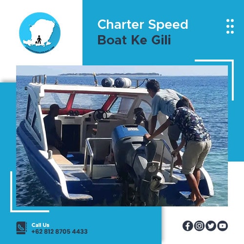 Charter speed boat ke gili